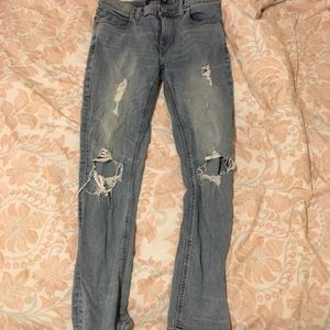 Express Girlfriend Ripped Jeans Size 6